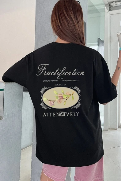 Unisex Fructification Baskılı T-shirt