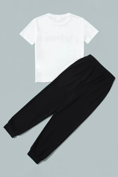 Çocuk Brooklyn Alt - Üst Eşofman Takımı - Resim 4