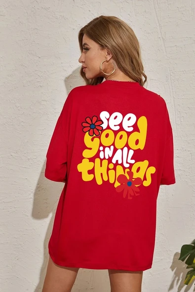 Unisex Good things Tasarım Tshirt - Resim 4