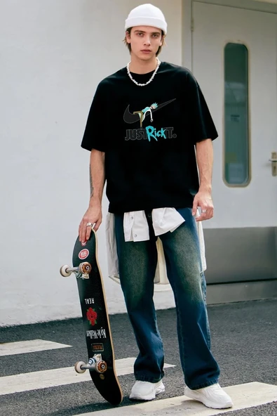 Unisex Just Baskılı T-shirt ürün görseli