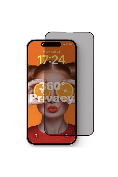 360° Anti-Static ESD Hayalet ESD Koruyucu Kırılmaz Cam (4 yandan görünmeyen) Iphone 15 - 3