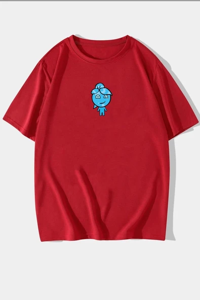 Unisex Su Avatar Baskılı T-shirt - 5