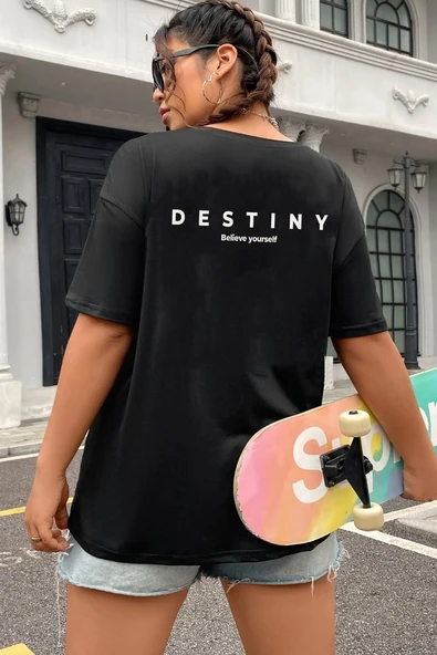 Unisex Destiny Baskılı T-shirt