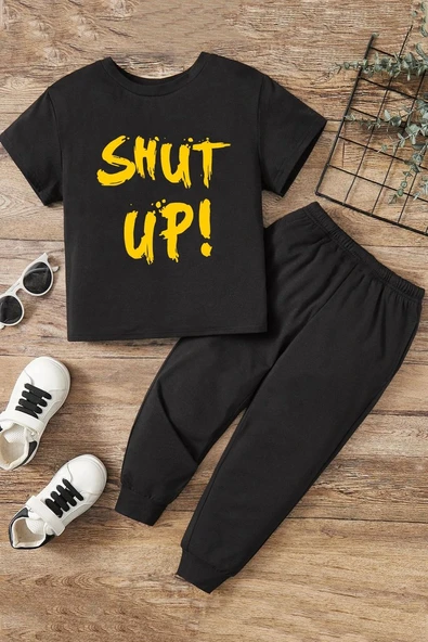 Çocuk Shut Up Alt - Üst Eşofman Takımı