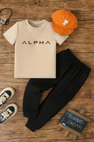 Çocuk Alpha Alt - Üst Eşofman Takımı - 5