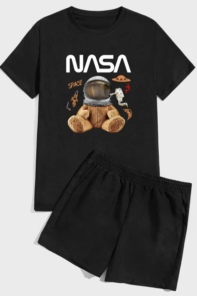 Nasabear Baskı Şort Takım ürün görseli