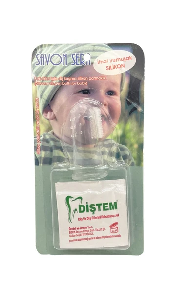 Savon Sera Silikon Parmak Diş Kaşıyıcı ve Jeli - Resim 2