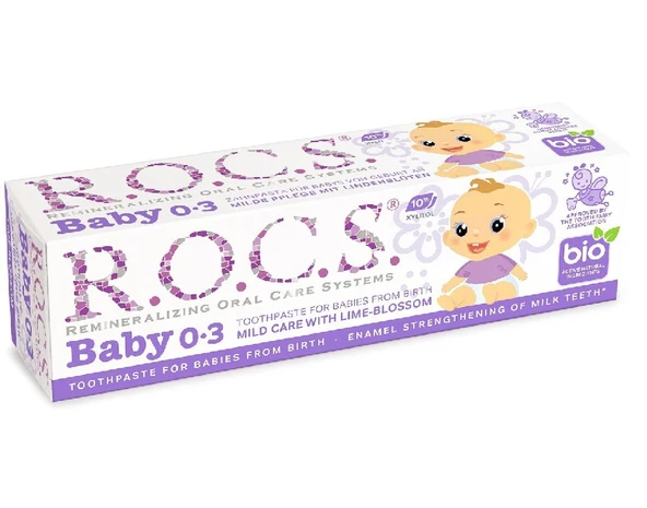 Rocs Baby Ihlamur Özlü Diş Macunu 45 g (0-3Yaş) - 2