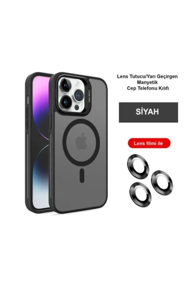 Iphone 16 Uyumlu Standlı Case Pro Lensli Magsafe Destekli Kılıf - 2