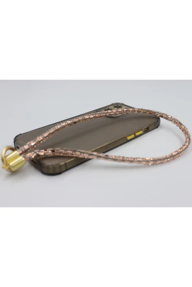 Taşlı Her Telefona Ayarlanabilir Ölçüde Her Telefona Uyumlu Bileklik Askısı - 7