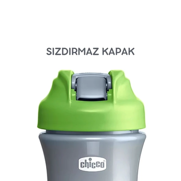 Chicco Pop-Up Pipetli Bardak 2 Yaş+ 350 ml - Green - Resim 3