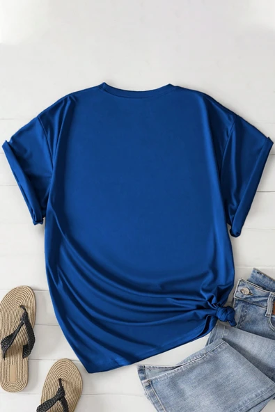 Unisex Uykucu Panda Baskılı Tasarım Tshirt - Resim 8