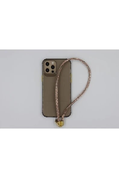 Taşlı Her Telefona Ayarlanabilir Ölçüde Her Telefona Uyumlu Bileklik Askısı - 6