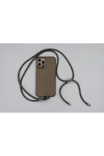 Taşlı Her Telefona Ayarlanabilir Ölçüde Her Telefona Uyumlu Boyunluk Askısı - Resim 7