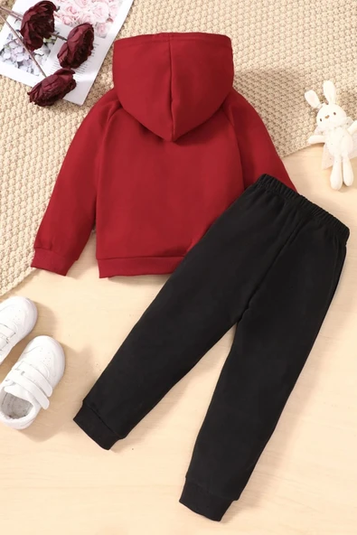 Çocuk Barbie Baskılı Eşofman Takımı - 4