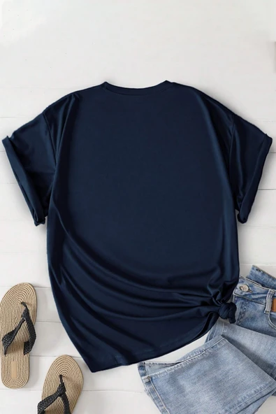 Unisex Uykucu Panda Baskılı Tasarım Tshirt - Resim 4