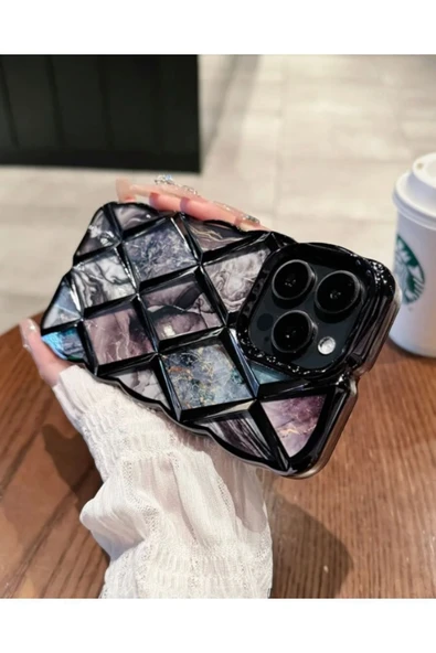 Iphone 15 Pro Uyumlu Baklalı Desenli Kılıf ürün görseli