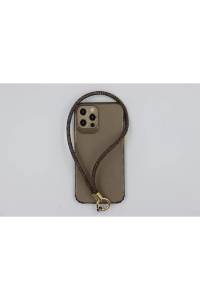 Taşlı Her Telefona Ayarlanabilir Ölçüde Her Telefona Uyumlu Bileklik Askısı