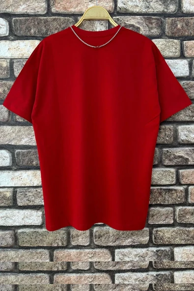 Erkek Belive in Yourself Baskılı Oversize Tshirt - Resim 2