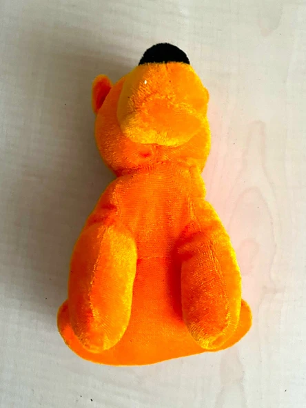 VİNTAGE PELUŞ OYUNCAK TURUNCU AYICIK