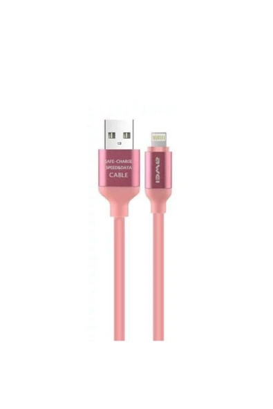Cl-80 Lightning 1 Metre Hızlı Şarj Ve Data Kablo - Pembe