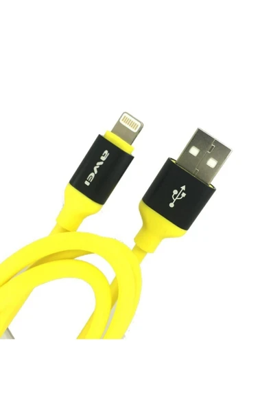 Cl-80 Lightning 1 Metre Hızlı Şarj Ve Data Kablo - Sarı - 2