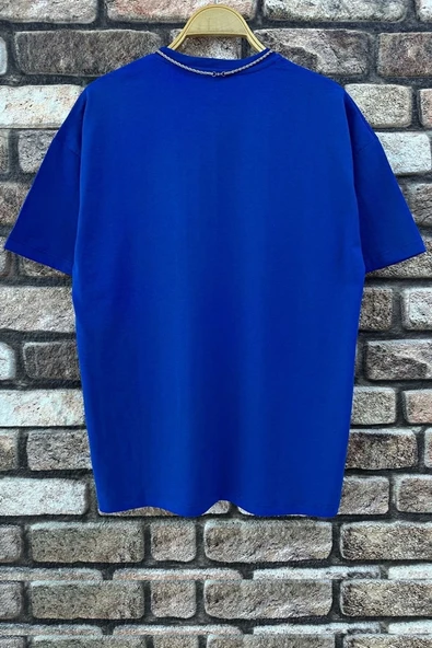 Erkek Belive in Yourself Baskılı Oversize Tshirt - Resim 11