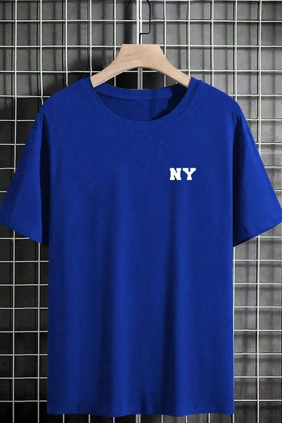 Erkek Ny Baskılı Oversize Tshirt - 11