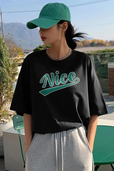 Unisex Nice Tasarım Tshirt - 5