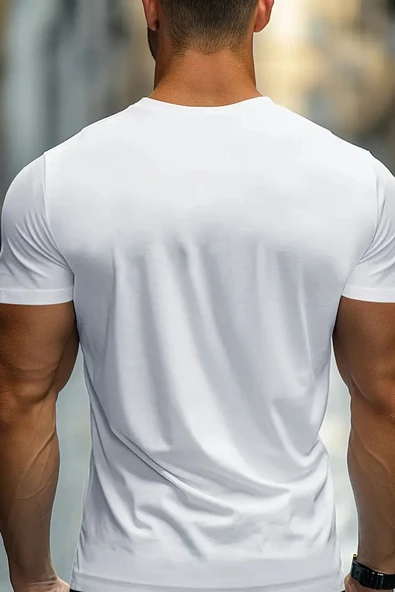 Erkek Whatever Baskılı Oversize Tshirt - 4