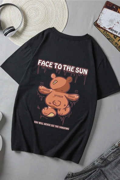 Unisex The Sun Tasarım Tshirt - 10