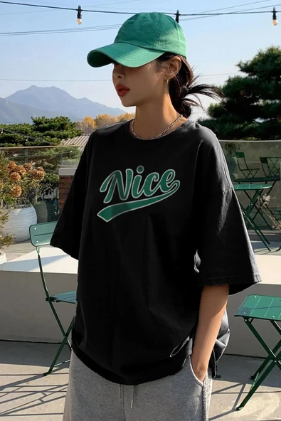 Unisex Nice Tasarım Tshirt - 7