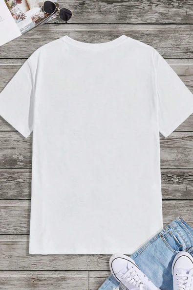 Erkek Boğa Silüet Baskılı Oversize Tshirt - 6
