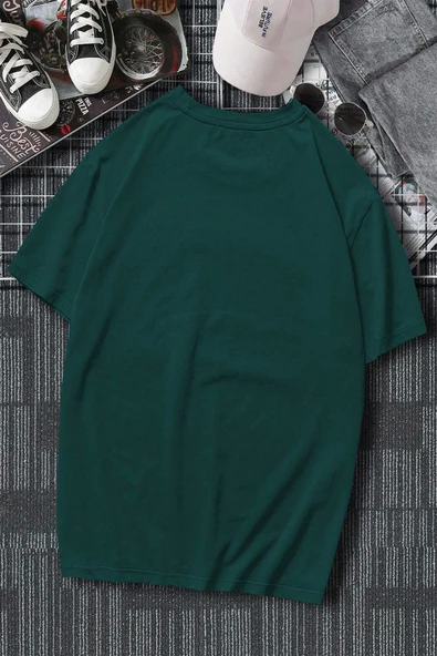 Erkek Milano Baskılı Oversize Tshirt - 9