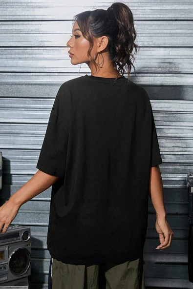 Unisex Miami Baskılı Oversize Tshirt - Resim 8