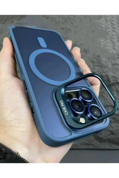 Iphone 13 Uyumlu Standlı Case Pro Lensli Magsafe Destekli Kılıf