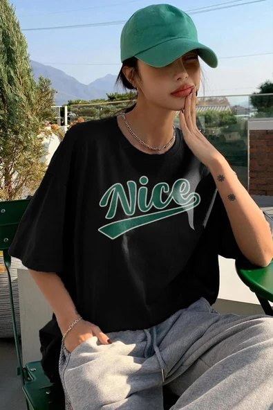 Unisex Nice Tasarım Tshirt - 6