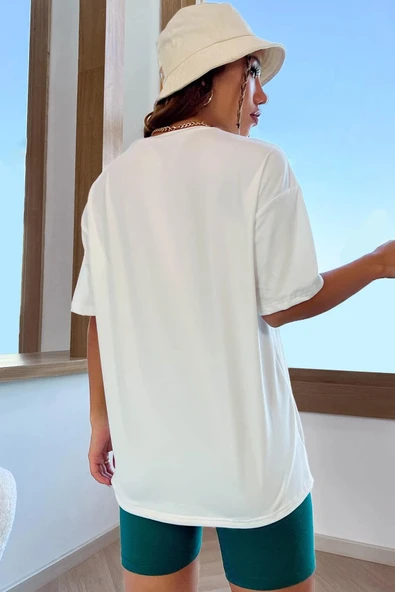 Unisex Houston Space City Baskılı Tasarım Tshirt - 2