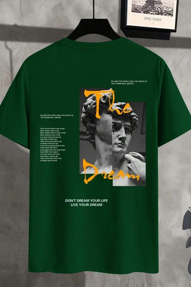 Unisex The Dream Baskılı Tasarım Tshirt - 2