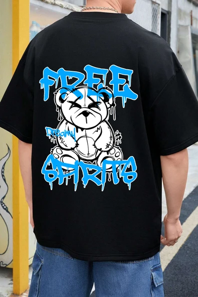 Unisex Free Baskılı Tasarım Tshirt - Resim 4