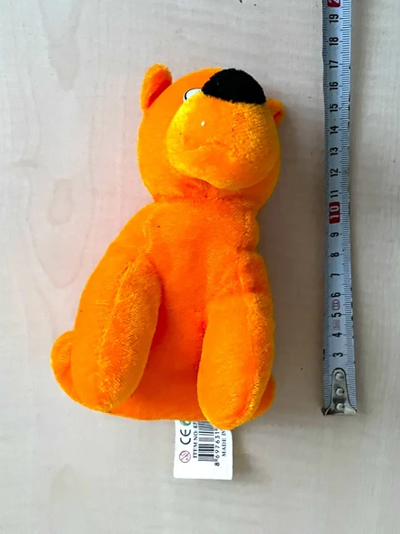 VİNTAGE PELUŞ OYUNCAK TURUNCU AYICIK - 2