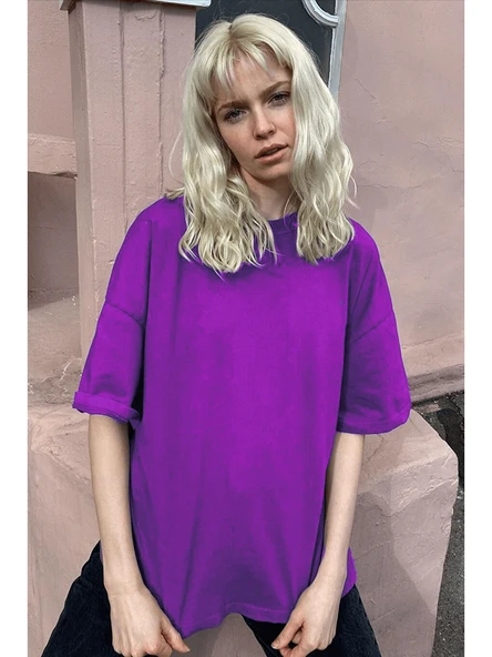 Unisex Van Gogh Baskılı Oversize Tshirt - Resim 11