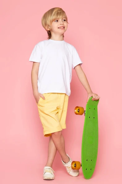 Çocuk 2'li Pamuklu Rahat Kalıp Tshirt - 2