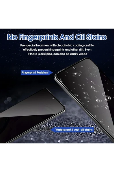 Xiaomi Redmi Note 12 Pro 5g Hayalet Privacy Kırılmaz Cam Seramik Nano Ekran Koruyucu - 5