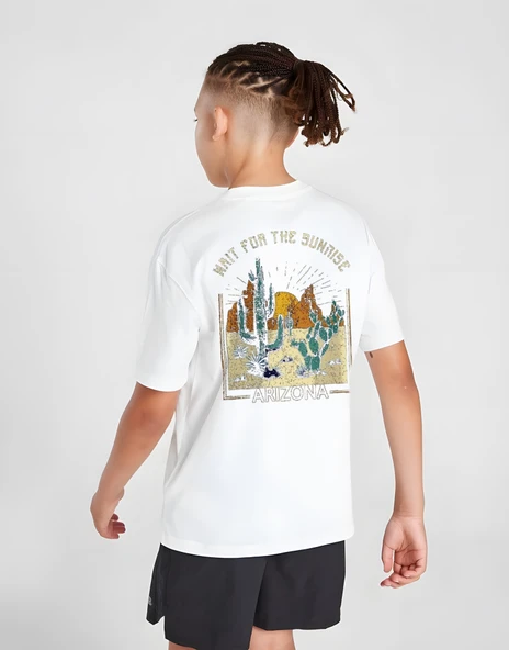 Çocuk Arizona Baskılı Pamuklu Tshirt - 2