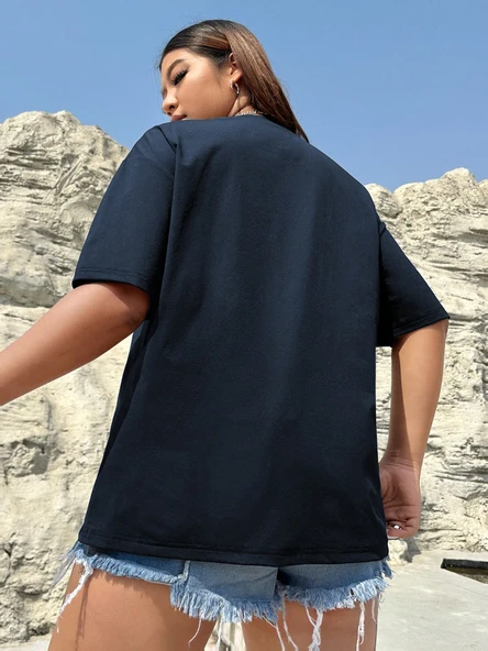Unisex İmza Baskılı Tasarım Tshirt - 10