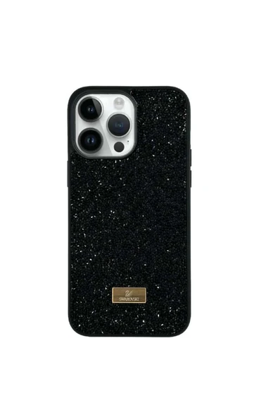 Iphone 16 Pro Max Uyumlu Lux Premium Taşlı Kılıf - 3