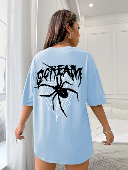 Unisex Scream Baskılı Tasarım Tshirt - 3