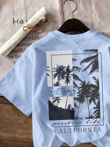 Unisex Every Moment Baskılı Tasarım Tshirt - Resim 11