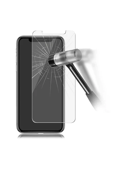 Samsung Galaxy S23 FE Uyumlu Tam Kaplayan Şeffaf Tamperli Ekran Koruyucu Kırılmaz Cam - Resim 3